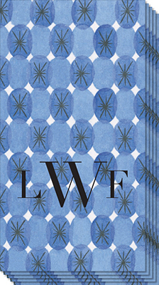 Le Moderne Blue Caspari Guest Towels